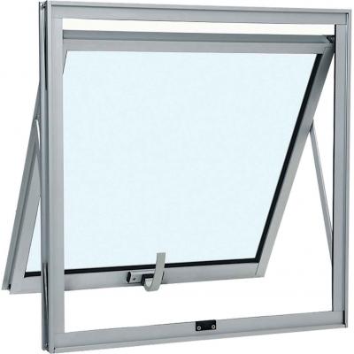 Janela Maxim-ar sem Grade Alumínio - Vidro Mini Boreal - Branco